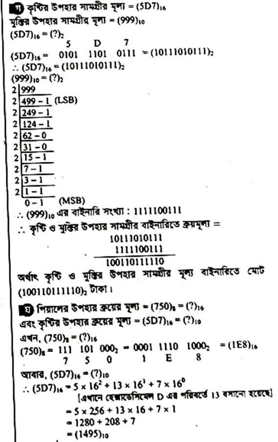 আইসিটি ৩য় অধ্যায় সৃজনশীল বোর্ড প্রশ্নোত্তর