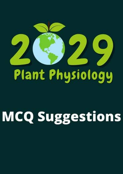 উদ্ভিদ শারীরতত্ত্ব MCQ