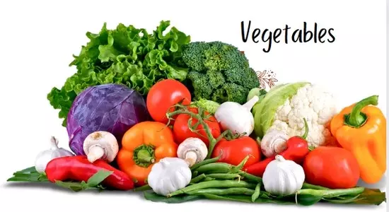 Fresh green leafy vegetables