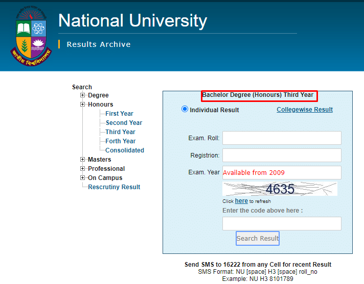Honours 3rd Year Result 2024 । অনার্স ৩য় বর্ষের রেজাল্ট ২০২৪