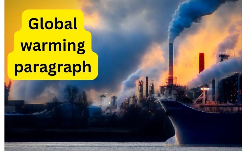 Global warming paragraph